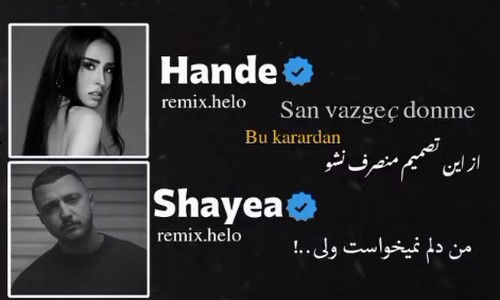 شایع هانده من دلم نمیخواست ولی